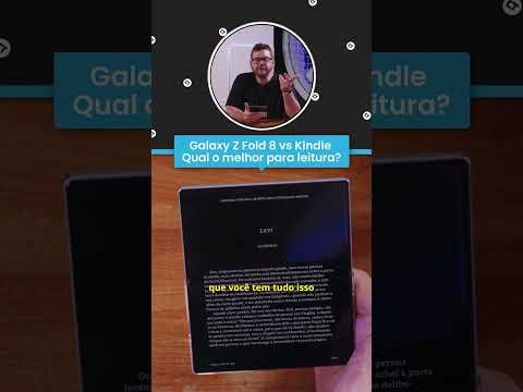 Vale a pena pagar caro no Z Fold 8 só pra ler livros ou o Kindle ainda reina supremo?