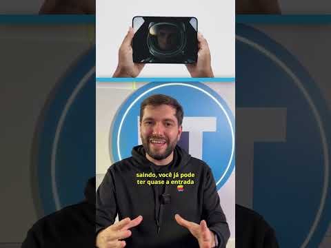 Celular novo que dobra na mão e dobra o valor da fatura?
